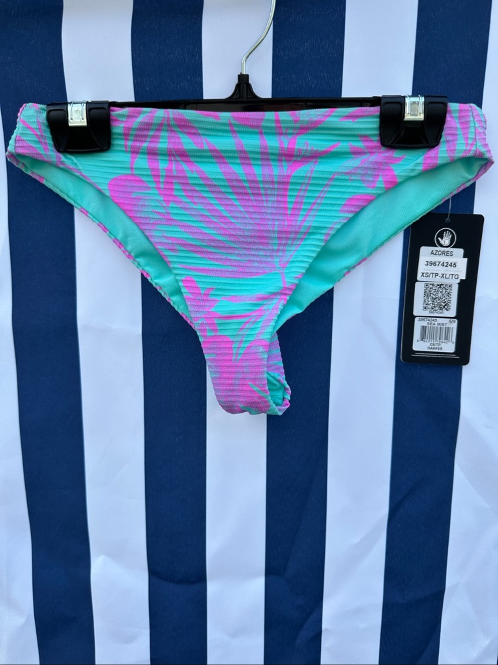 Body Glove Teal & Pink Swimwear Tag